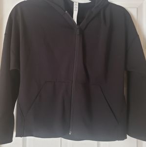 Lululemon partial cropped zipup hoodie